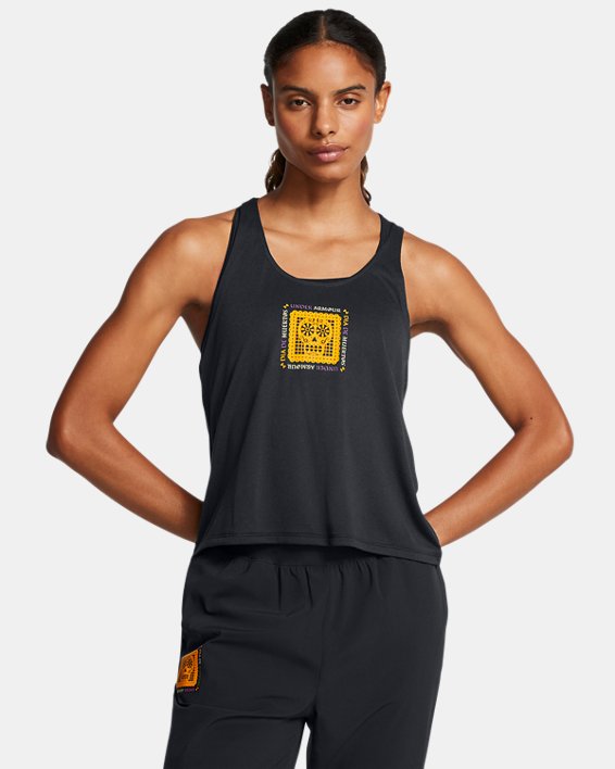 Women's UA Launch Day Of The Dead Singlet | Under Armour Women's UA Launch Day Of The Dead Singlet | Under Armour
